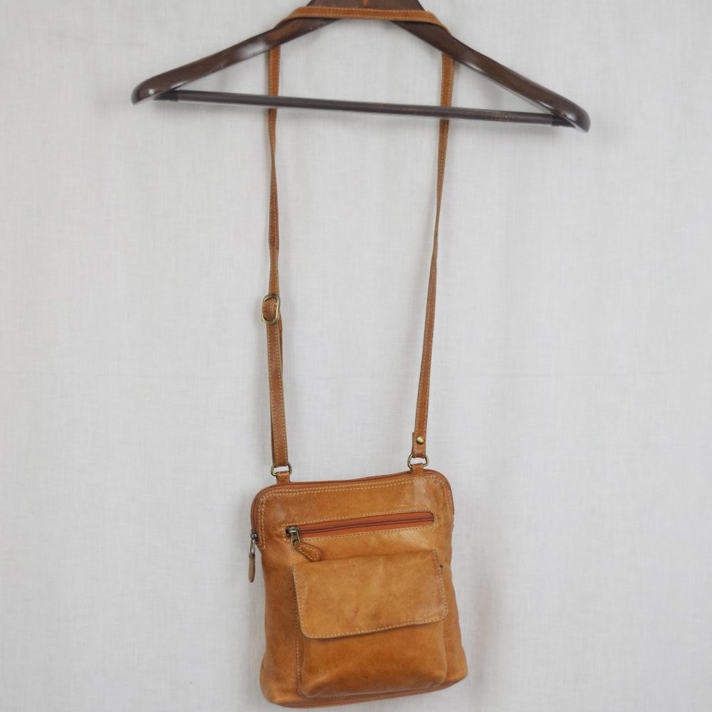 Chaos Leather Collection Small Leather Crossbody Purse